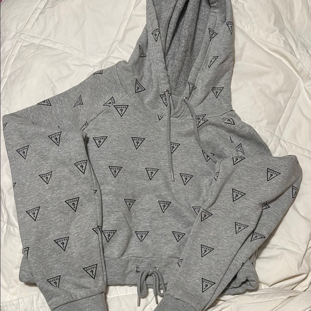 Gray Logo Hoodie